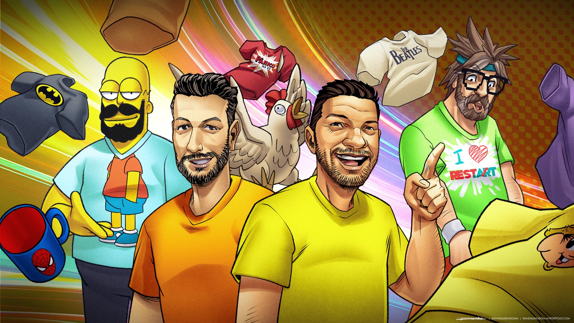 Franquias, Galinhas, Perrengues e Camisetas